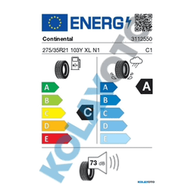 Continental ContiSportContact 5P N1 275/35 R21 103Y Xl Fr Yaz Lastiği