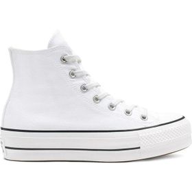 Converse 560846C Chuck Taylor All Star Platform Canvas Unisex Siyah-Beyaz Günlük Sneaker Ayakkabı