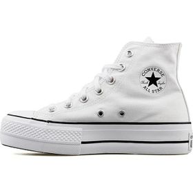 Converse 560846C Chuck Taylor All Star Platform Canvas Unisex Siyah-Beyaz Günlük Sneaker Ayakkabı