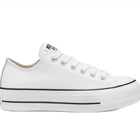 Converse 561680C Chuck Taylor All Star Leather Beyaz Platform Kadın Günlük Ayakkabı