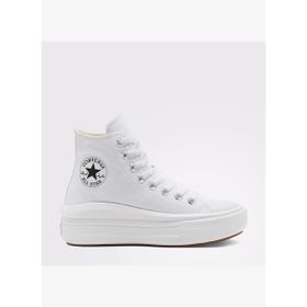 Converse 568498C Beyaz Chuck Taylor All Star Move Platform Kadın Bilekli Sneaker