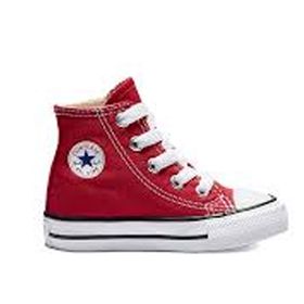 Converse 7J232C Chuck Taylor All Star High Top Infant Toddler Kırmızı Bebek Günlük Ayakkabı