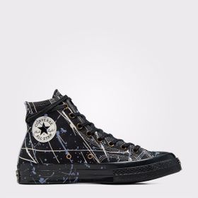 Converse A06541C Chuck 70 Paint Splatter Siyah Kadın Spor Ayakkabı