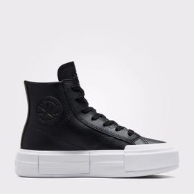 Converse Chuck Taylor All Star Cruise Leather Siyah Kadın Platform Deri Günlük Ayakkabı