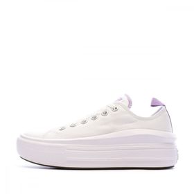 Converse Chuck Taylor All Star Move Lo Beyaz/Pixel Mor Kanvas Çocuk Spor Ayakkabı