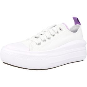 Converse Chuck Taylor All Star Move Lo Beyaz/Pixel Mor Kanvas Çocuk Spor Ayakkabı