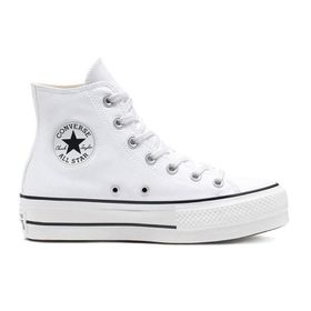 Converse Chuck Taylor All Star Platform Canvas Beyaz Kadın Günlük Ayakkabı