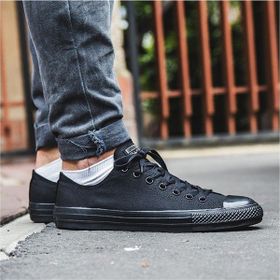 Converse M5039C Ct Chuck Taylor As Monochrome Siyah Kadın Sneaker