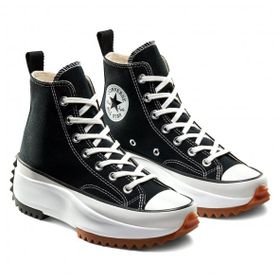 Converse Siyah Run Star Hike Recycled Polyester Platform Kadın Günlük Ayakkabı