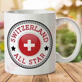 Converse Switzerland All Star Baskılı Kupa