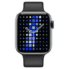 Coofbe 44 mm Siyah Akıllı Saat