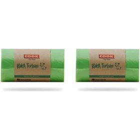 Cook 2 Paket Yeşil Kaka Torbası Yedeği