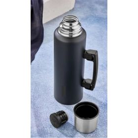 Cooker 1.5 lt Siyah Kulplu Paslanmaz Çelik Termos
