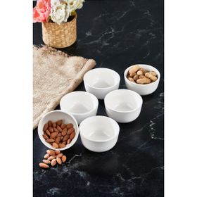 Cooker 10 cm Yuvarlak Porselen Kase Çerezlik