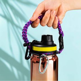 Cooker 1395-1 Bakır 700 ml Paslanmaz Çelik Sızdırmaz Çift Katmanlı Taşıma Askılı Çay Kahve Termosu