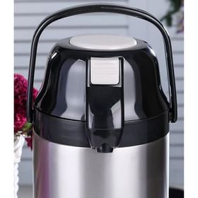 Cooker 2008 3.5 lt Siyah Pompalı Çelik Termos