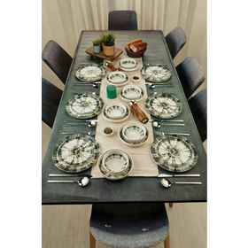 Cooker 24 Parça Porselen Yemek Takımı