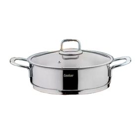 Cooker 26 cm Bomonti Çelik Basık Tencere