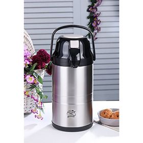 Cooker 3.5 lt CKR-2008 Siyah İnox Pompalı Çelik Termos