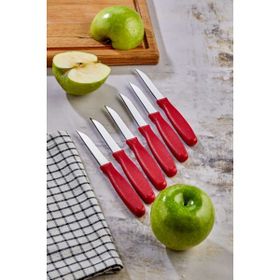 Cooker 6'lı Kırmızı Bıçak Seti