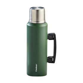 Cooker CKR-2085 Yeşil 1.5 lt Kulplu Çelik Termos