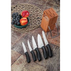 Cooker CKR-2830 Siyah-46 6 Parça Çelik Bıçak Seti