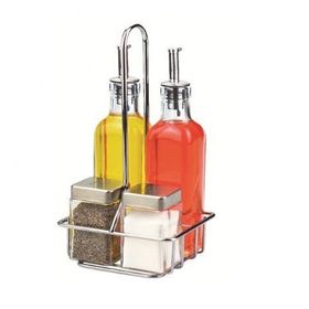 Cooker CKR1228 5 Parça Cam Sosluk Yağlık Tuzluk Seti
