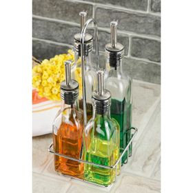 Cooker CKR1228 5 Parça Cam Sosluk Yağlık Tuzluk Seti