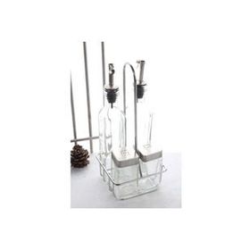 Cooker CKR1228 5 Parça Cam Sosluk Yağlık Tuzluk Seti
