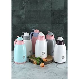 Cooker CKR2018 Pembe - Beyaz 1,3 lt Cam Termos