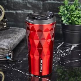 Cooker CKR2048 Mug Çelik Kırmızı 350 ml Termos
