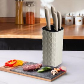 Cooker CKR2870 Akrilik Plastik Standlı 6 Parça Krem Bıçak Seti