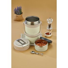 Cooker CKR3146 Lüx 1.2 lt Çelik Hazneli 3'lü Yemek Termosu