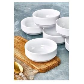 Cooker CKR4000 12 cm 6'lı Porselen Joker Çorba Kasesi