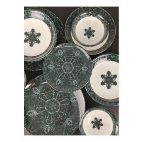 Cooker CKR4021 Dijital Baskılı 24 Parça Porselen Yemek Takımı