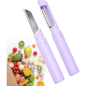 Cooker UR-3372 Çift Taraflı Soyacak Lila Bıçak