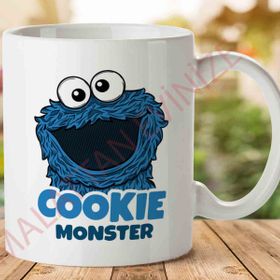 Cookie Monster Kurabiye Baskılı Kupa