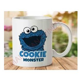 Cookie Monster Kurabiye Baskılı Kupa