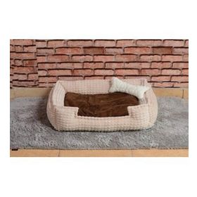 Cookie Pet 70x50 cm Kahve Bej Dolgulu Kedi Köpek Yuvası
