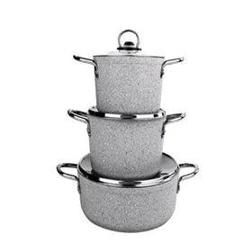 Cookplus Biogranit Alfa Gri 7 Parça Tencere Seti
