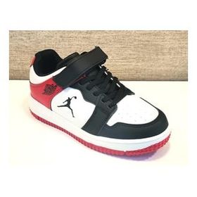 Cool Haykat Siyah Kırmızı Çocuk Bantlı Sneaker