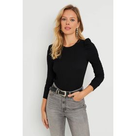 Cool & Sexy AYD284 Siyah Kadın Bürümcük Bluz