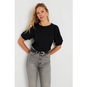 Cool & Sexy AYD285 Siyah Kadın Bürümcük Bluz