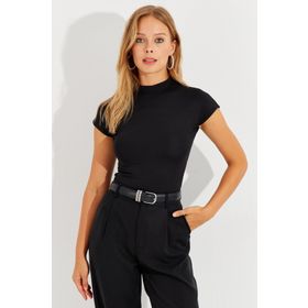 Cool & Sexy EY2564 Siyah Kadın Bluz