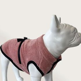 Cool Suit 4xl Yumuşak Polarlı Kurdeleli Pembe Köpek Kıyafeti