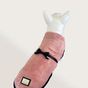Cool Suit L Yumuşak Polarlı Kurdeleli Pembe Köpek Kıyafeti