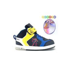 Cool Tera Uzun Konçlu Işıklı Taban Lacivert Çocuk Spor Ayakkabı