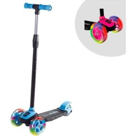 Cool Wheels 3 Tekerlekli Twistable Mavi Işıklı Scooter