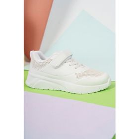 Cool Zila Beyaz Cırtlı Çocuk Spor Ayakkabı