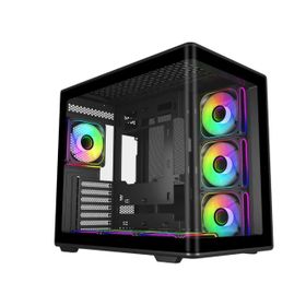 Cooler Master Elite 600 E600-KGNN-S02 ARGB Fanlı Siyah ATX Gaming Bilgisayar Kasası